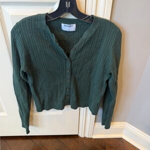 Old Navy Women's Green Cardigan